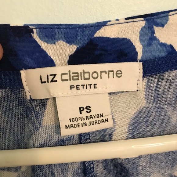 Blue and white top - Picture 3 of 3